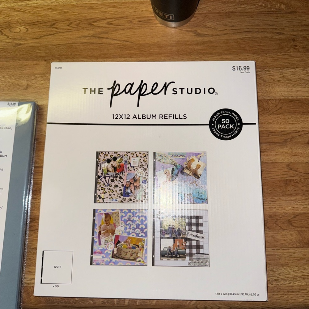The Paper Studio 12x12 Album, 50 Album Refills, 75 Farmhouse Sheets